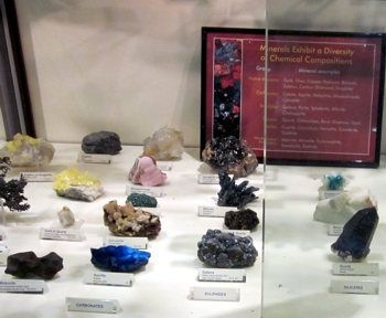 MHM display illustrating diversity of crystal  systems.