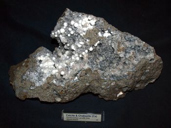 Calcite and Chabazite